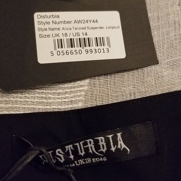 NWT Disturbia Alicia Tailored Suspender Jumpsuit - Picture 7 of 13